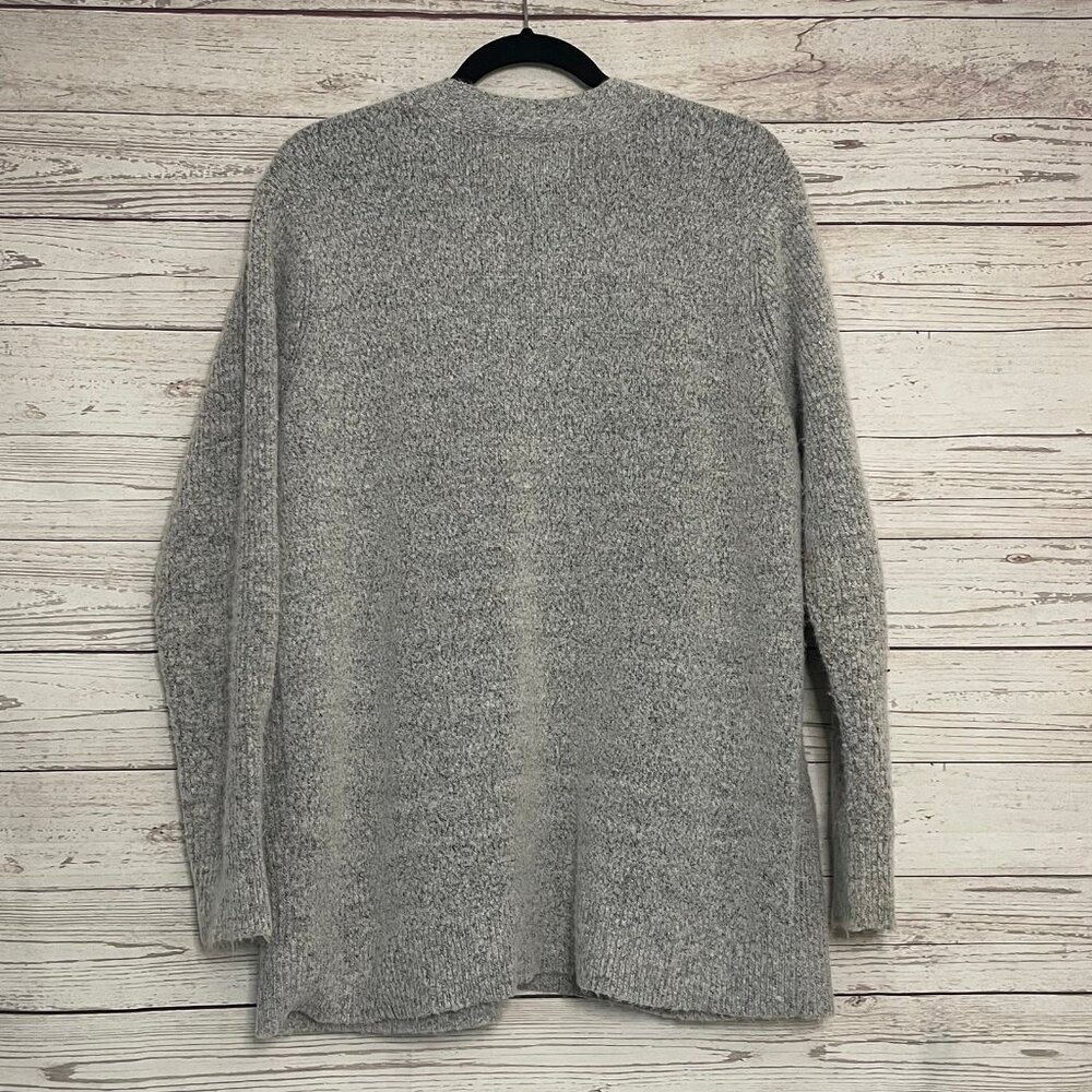 Calvin‎ Klein Jeans Open Front Heather Grey Cardigan Size Medium - Picture 4 of 6